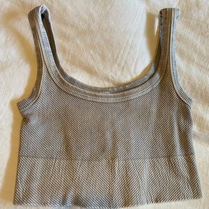 Nikibiki Deep Scoop Neck Crop top